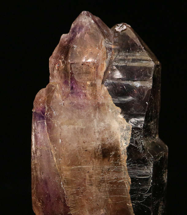 Amethyst/Smoky Quartz Cluster, Gobobosebberge Mnt, Namibia