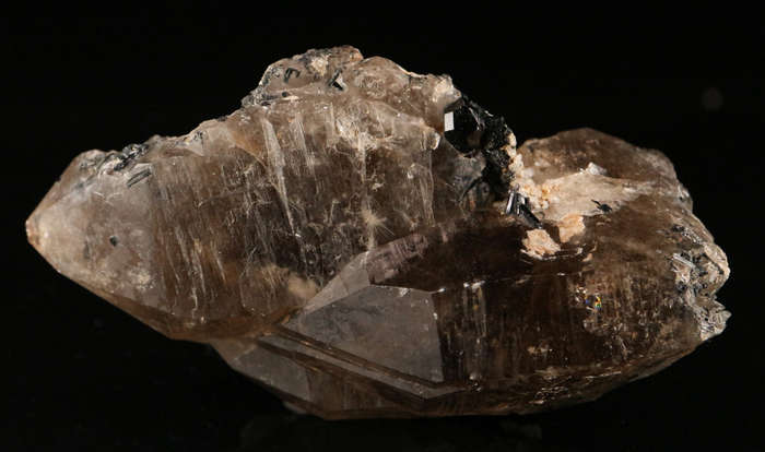 Schorl incl Smoky Quartz Cluster, Erongo Mnt Region, Namibia