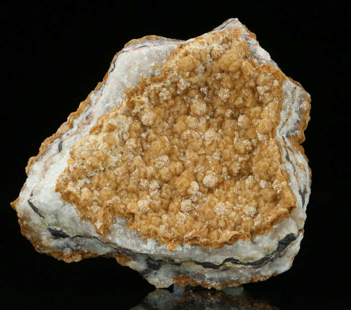Goethite incl Calcite Cluster,"N'Chwaning II Mine, Kalahari Manganese Field, Northern Cape, South Af