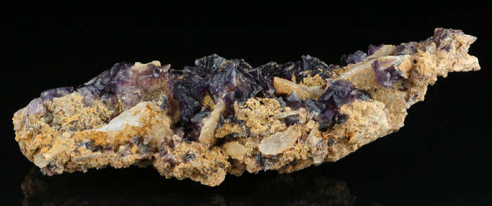 Grape Jelly Fluorite on Matrix, Damaraland, Palmwag, Erongo, Namibia
