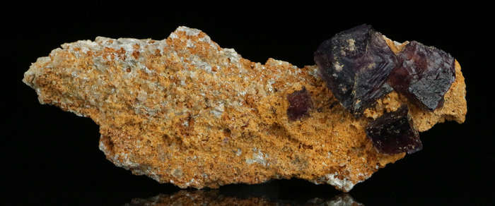 Grape Jelly Fluorite on Matrix, Damaraland, Palmwag, Erongo, Namibia