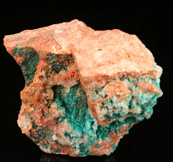 Dioptase on Matrix, Kaokoveld Region, Namibia
