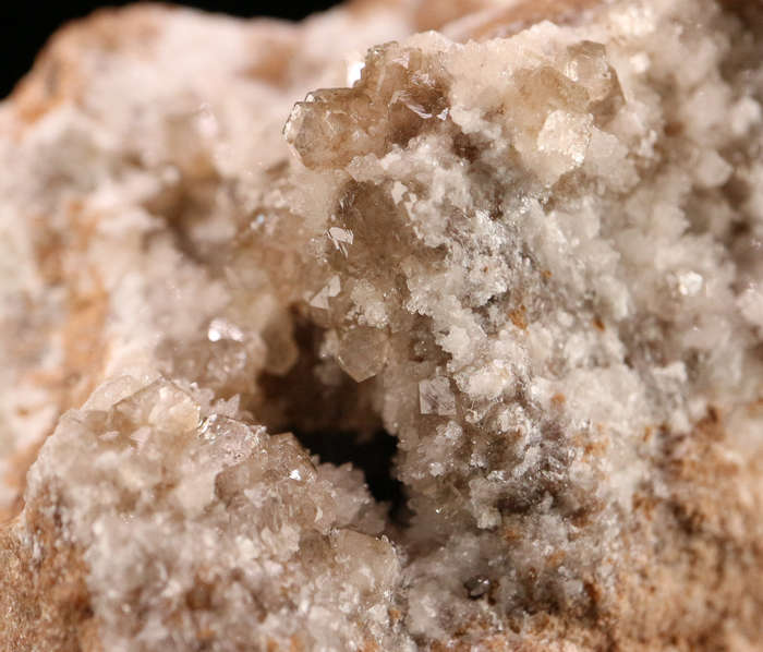 Baryte on Calcite on Matrix, N'Chwaning II, Northern Cape, South Africa