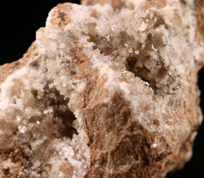 Baryte on Calcite on Matrix, N'Chwaning II, Northern Cape, South Africa
