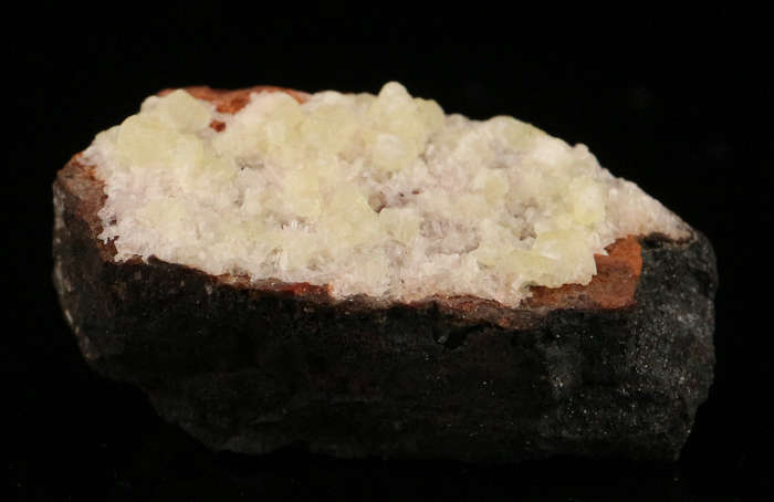 Ettringite, Andradite on Matrix,"N'Chwaning II Mine, Kalahari Manganese Field, Northern Cape, South