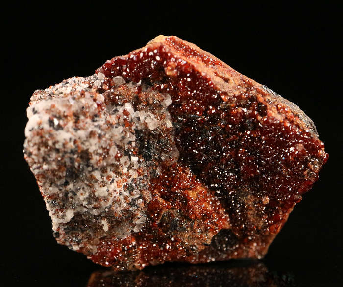 Andradite on Matrix, N'Chwaning II, Northern Cape, South Africa