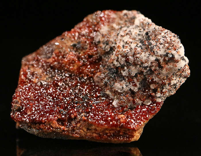 Andradite on Matrix, N'Chwaning II, Northern Cape, South Africa