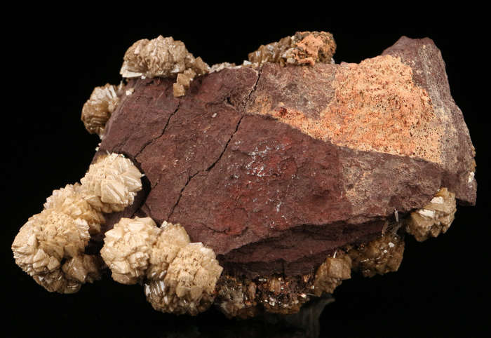 Olmiite on Matrix, "N'Chwaning II Mine, Kalahari Manganese Field, Northern Cape, South Africa. "