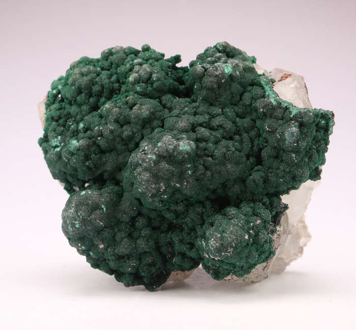 Malachite on Quartz Cluster, Mashamba West Mine, DRC