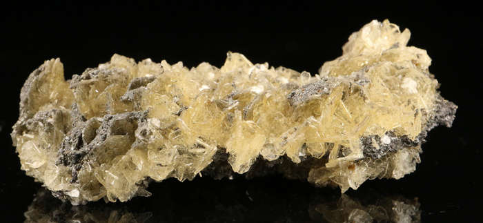 Rhodochrosite on Matrix, "N'Chwaning II Mine, Kalahari Manganese Field, Northern Cape, South Africa.