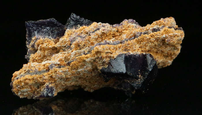 Grape Jelly Fluorite on Matrix, Damaraland, Palmwag, Erongo, Namibia