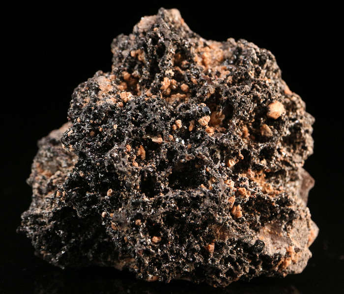 Andradite on Hematite Cluster, N'Chwaning II, Northern Cape, South Africa