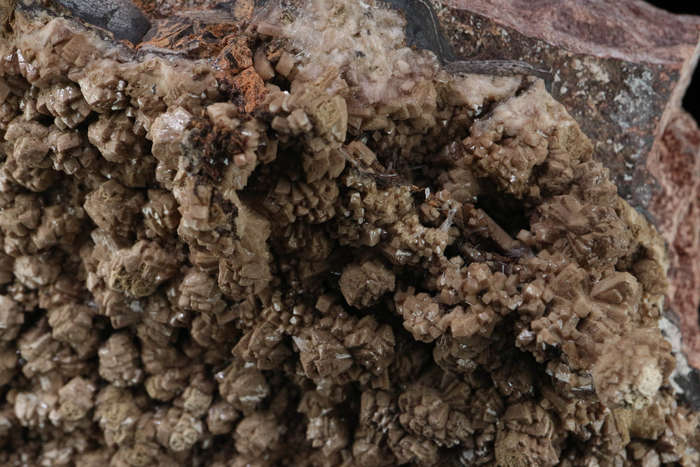 Olmiite on Matrix, "N'Chwaning II Mine, Kalahari Manganese Field, Northern Cape, South Africa. "