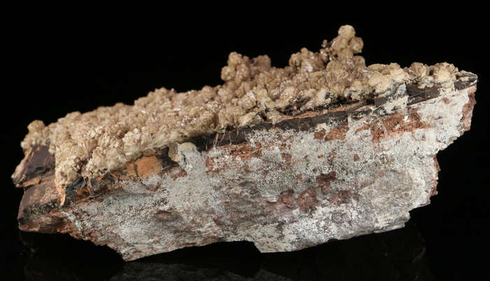 Olmiite on Matrix, "N'Chwaning II Mine, Kalahari Manganese Field, Northern Cape, South Africa. "