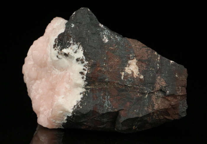 Manganoan Calcite on Matrix,"N'Chwaning II Mine, Kalahari Manganese Field, Northern Cape, South Afri
