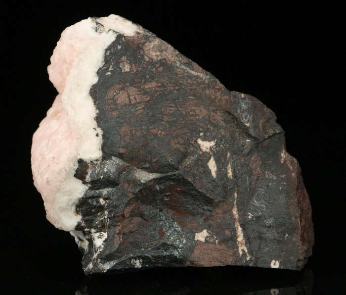 Manganoan Calcite on Matrix,"N'Chwaning II Mine, Kalahari Manganese Field, Northern Cape, South Afri