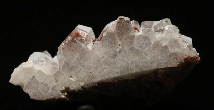 Red Hematite incl Quartz Cluster, Orange River Area, Northern Cape, South Africa