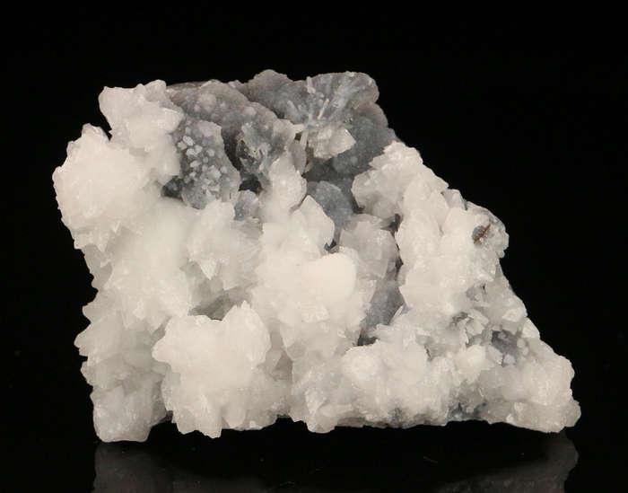 Calcite on Quartz on Matrix, SKorpion Mine, Karas Region, Namibia