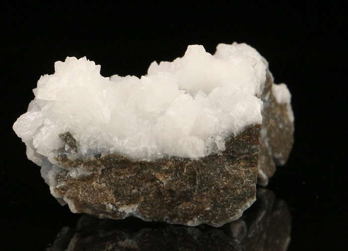 Calcite on Quartz on Matrix, SKorpion Mine, Karas Region, Namibia