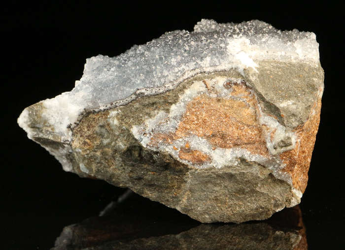 Quartz on Chalcedony, Skorpion Mine, Karas Region, Namibia