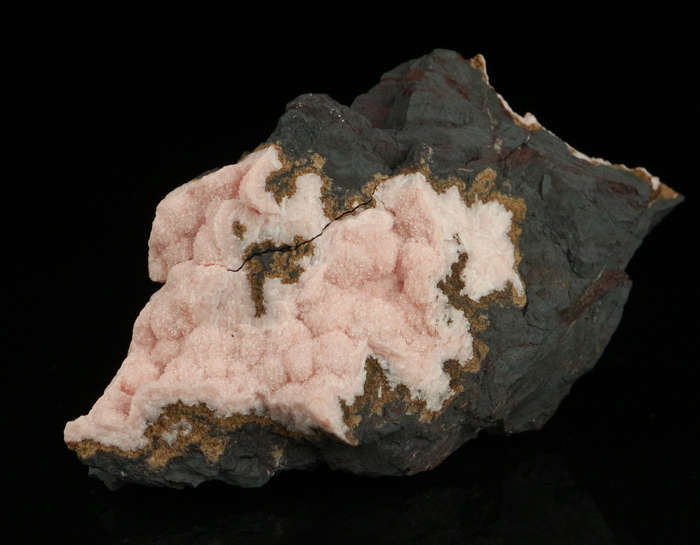 Rhodochrosite on Matrix,"N'Chwaning II Mine, Kalahari Manganese Field, Northern Cape, South Africa "