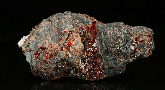 Andradite on Matrix, "N'Chwaning II Mine, Kalahari Manganese Field, Northern Cape, South Africa "