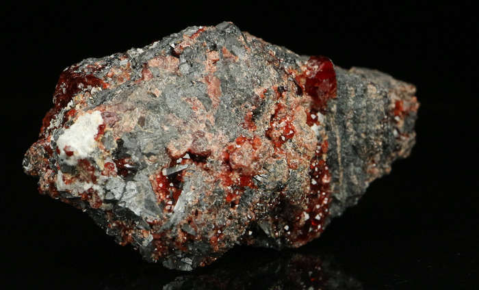 Andradite on Matrix, "N'Chwaning II Mine, Kalahari Manganese Field, Northern Cape, South Africa "