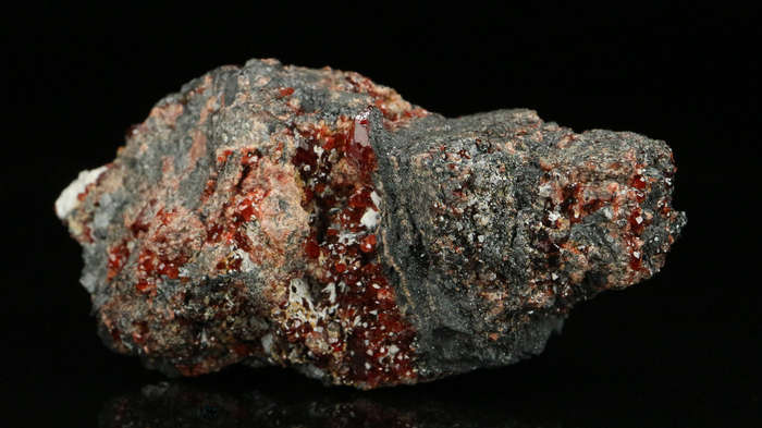 Andradite on Matrix, "N'Chwaning II Mine, Kalahari Manganese Field, Northern Cape, South Africa "