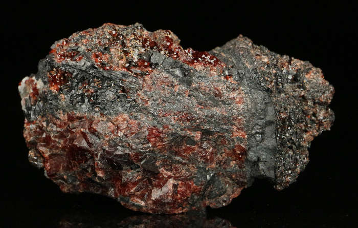 Andradite on Matrix, "N'Chwaning II Mine, Kalahari Manganese Field, Northern Cape, South Africa "