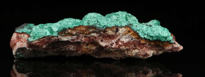 Malachite on Matrix, Skorpion Mine, Karas Region, Namibia