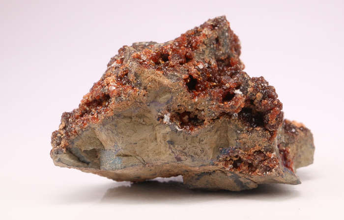 Calcite on Andradite, Wessels Mine, Northern Cape, South Africa
