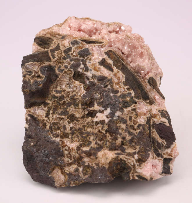Rhodochrosite on Matrix, N'Chwaning II, Northern Cape, South Africa