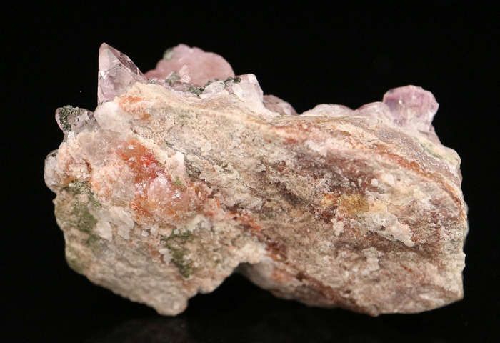 Copper on Cobaltoan Calcite, Mashamba West Mine, DRC