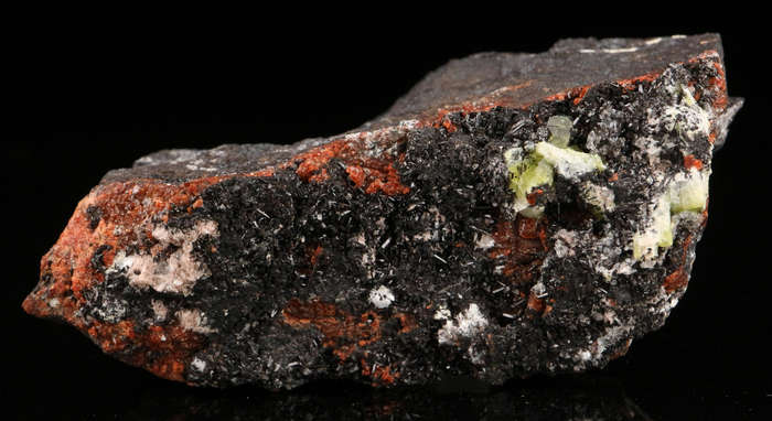 Ettringite, Gaudefroyite on Matrix,"N'Chwaning II Mine, Kalahari Manganese Field, Northern Cape, Sou