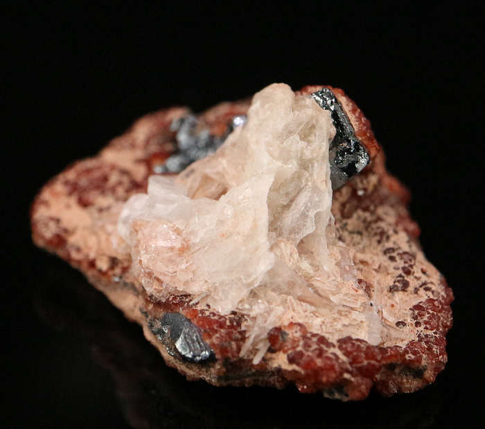 Andradite on Hematite, Wessels Mine, Northern Cape, South Africa