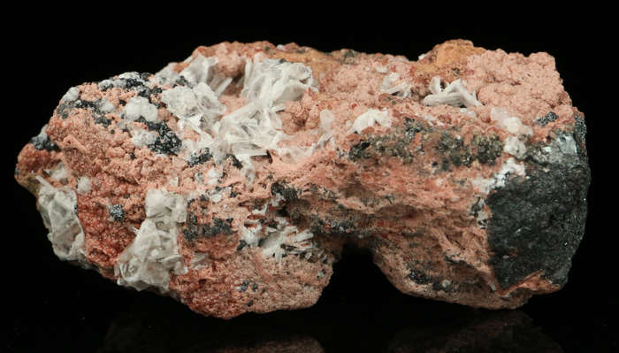 Hausmaniite and Andradite,"N'Chwaning II Mine, Kalahari Manganese Field, Northern Cape, South Africa
