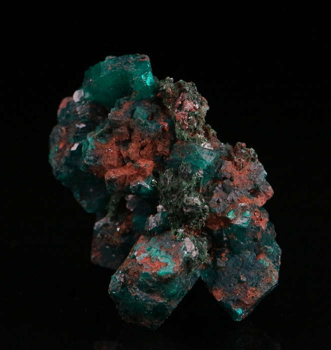 Dioptase Cluster, Tantara Mine, DRC
