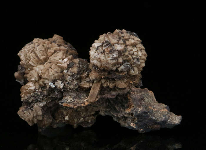 Olmiite on Matrix, "N'Chwaning II Mine, Kalahari Manganese Field, Northern Cape, South Africa. "
