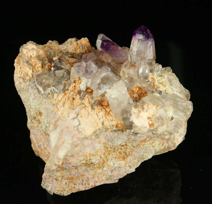 Amethyst incl Quartz on Matrix, Gobobosebberge Mnt, Namibia