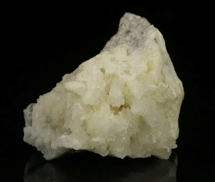 Hemimorphite on Fluorapatite, Skorpion Mine, Karas Region, Namibia