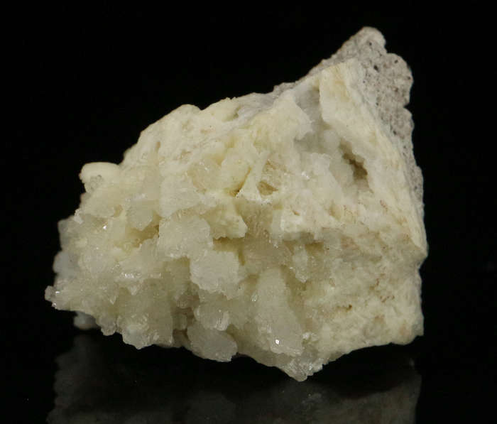 Hemimorphite on Fluorapatite, Skorpion Mine, Karas Region, Namibia