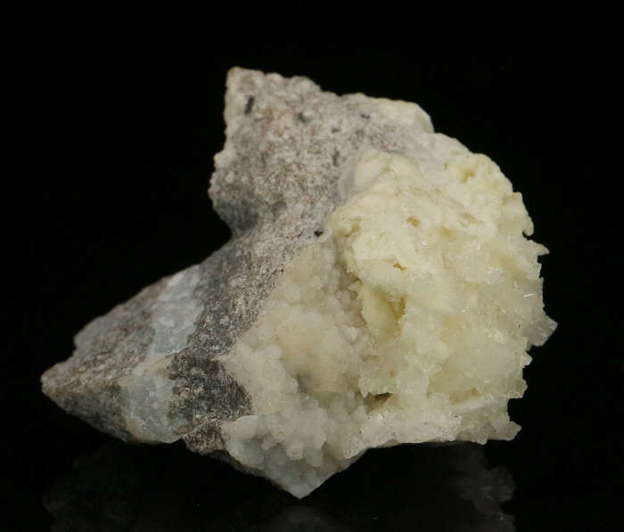 Hemimorphite on Fluorapatite, Skorpion Mine, Karas Region, Namibia