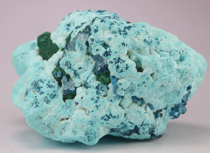 Chrysocolla and Plancheite, Mashamba West Mine, DRC