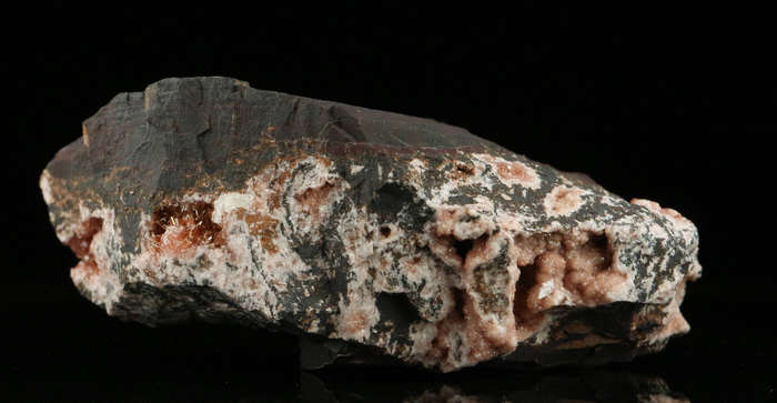 Rhodochrosite on Matrix,"N'Chwaning II Mine, Kalahari Manganese Field, Northern Cape, South Africa "