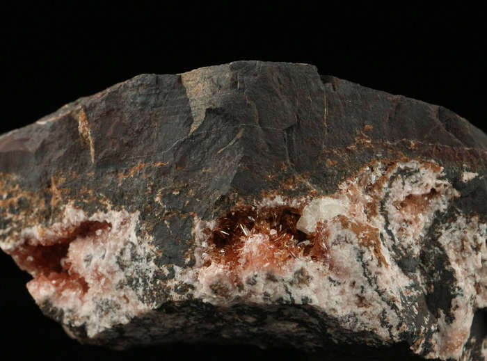 Rhodochrosite on Matrix,"N'Chwaning II Mine, Kalahari Manganese Field, Northern Cape, South Africa "