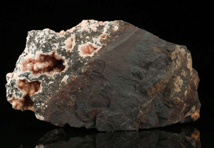 Rhodochrosite on Matrix,"N'Chwaning II Mine, Kalahari Manganese Field, Northern Cape, South Africa "