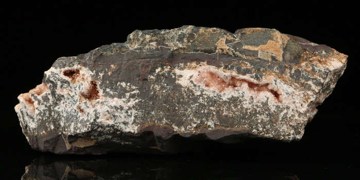 Rhodochrosite on Matrix,"N'Chwaning II Mine, Kalahari Manganese Field, Northern Cape, South Africa "