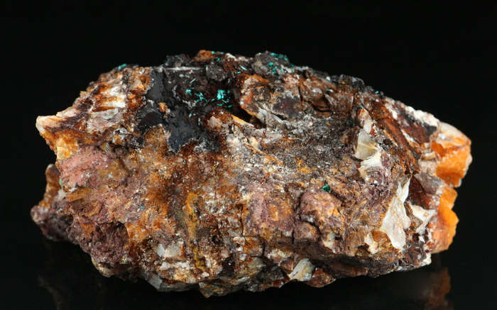 Malachite on Matrix, Skorpion Mine, Karas Region, Namibia