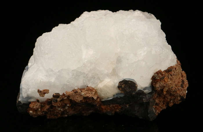 Quartz on Chalcedony on Matrix,"N'Chwaning II Mine, Kalahari Manganese Field, Northern Cape, South A