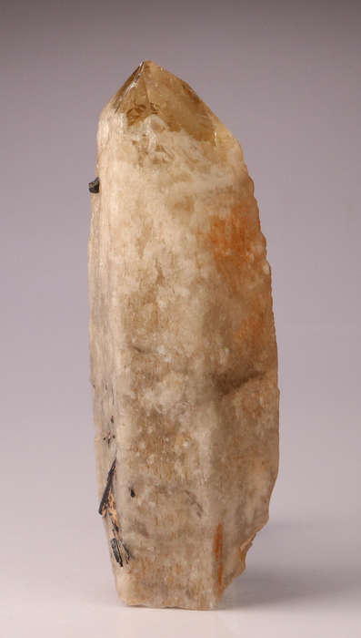 Tourmaline on Quartz Point, Erongo Mnt Region, Namibia